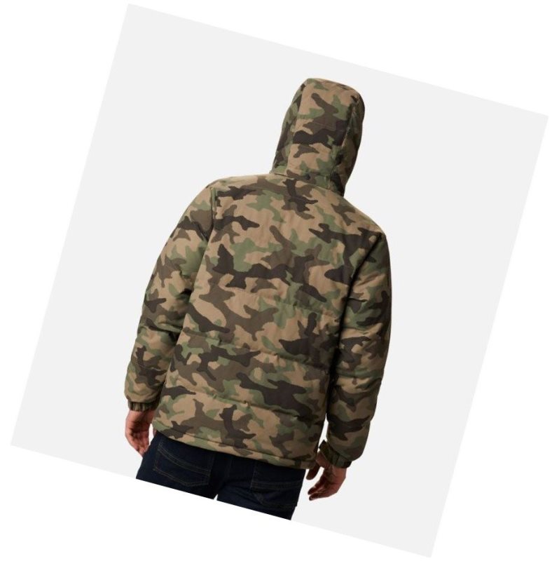 Columbia Rockfall Down Mont Erkek Gri Yeşil Camo | 85147-PLEW