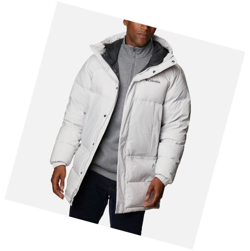 Columbia Rockfall Down Parka Mont Erkek Gri | 26145-KUEV
