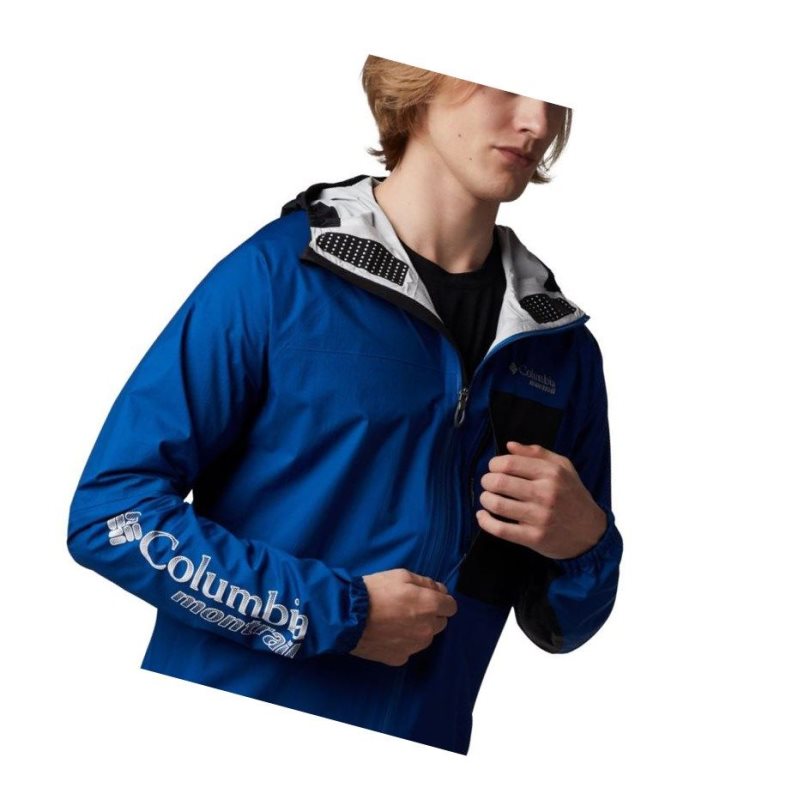 Columbia Rogue Runner Wind Mont Erkek Mavi Siyah | 60285-PXCV