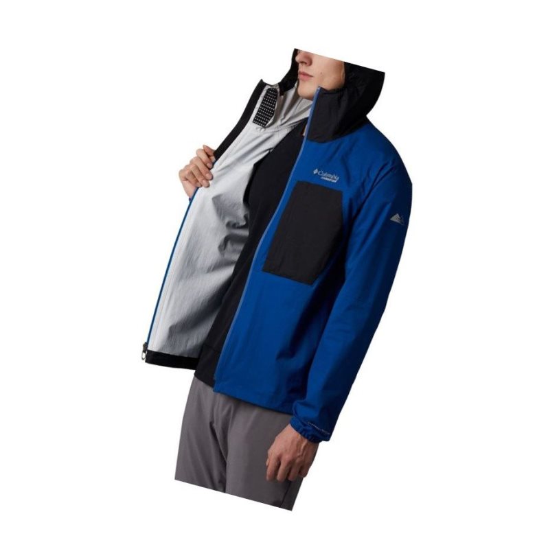 Columbia Rogue Runner Wind Mont Erkek Mavi Siyah | 60285-PXCV