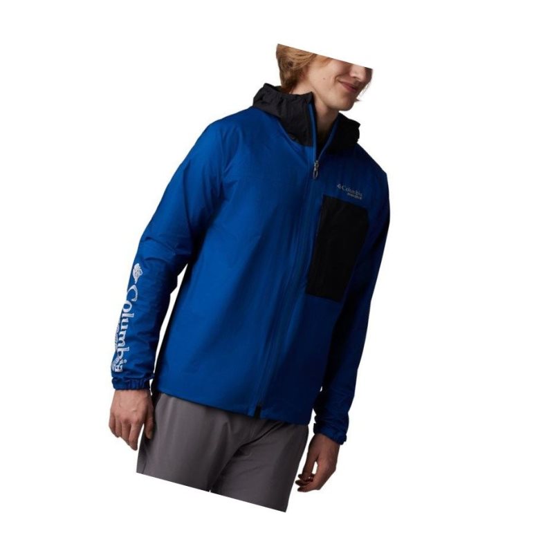 Columbia Rogue Runner Wind Mont Erkek Mavi Siyah | 60285-PXCV