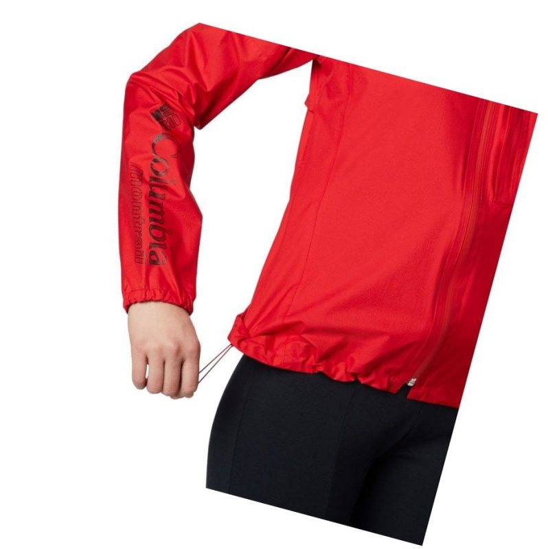 Columbia Rogue Runner Wind Mont Kadın Kırmızı | 07261-GTIB