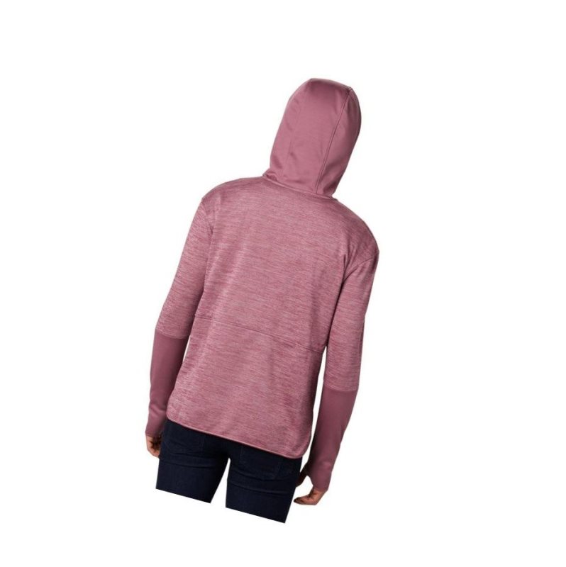 Columbia Rosemont Station II Hooded Full Zip Fleece Mont Kadın Pembe | 47056-UZPX