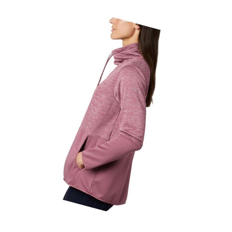Columbia Rosemont Station Sweatshirt Kadın Pembe | 81940-MLJI