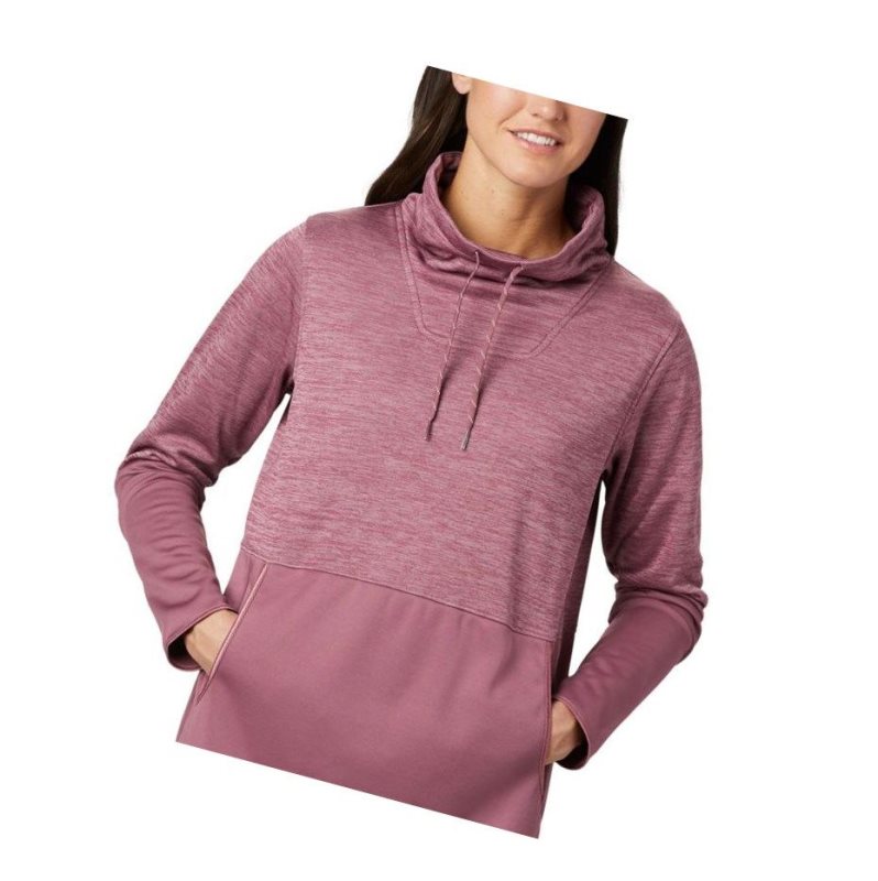 Columbia Rosemont Station Sweatshirt Kadın Pembe | 81940-MLJI