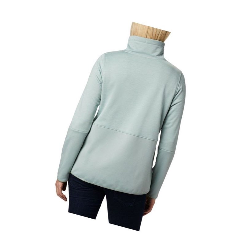 Columbia Rosemont Station Sweatshirt Kadın Mavi | 72916-PMLB
