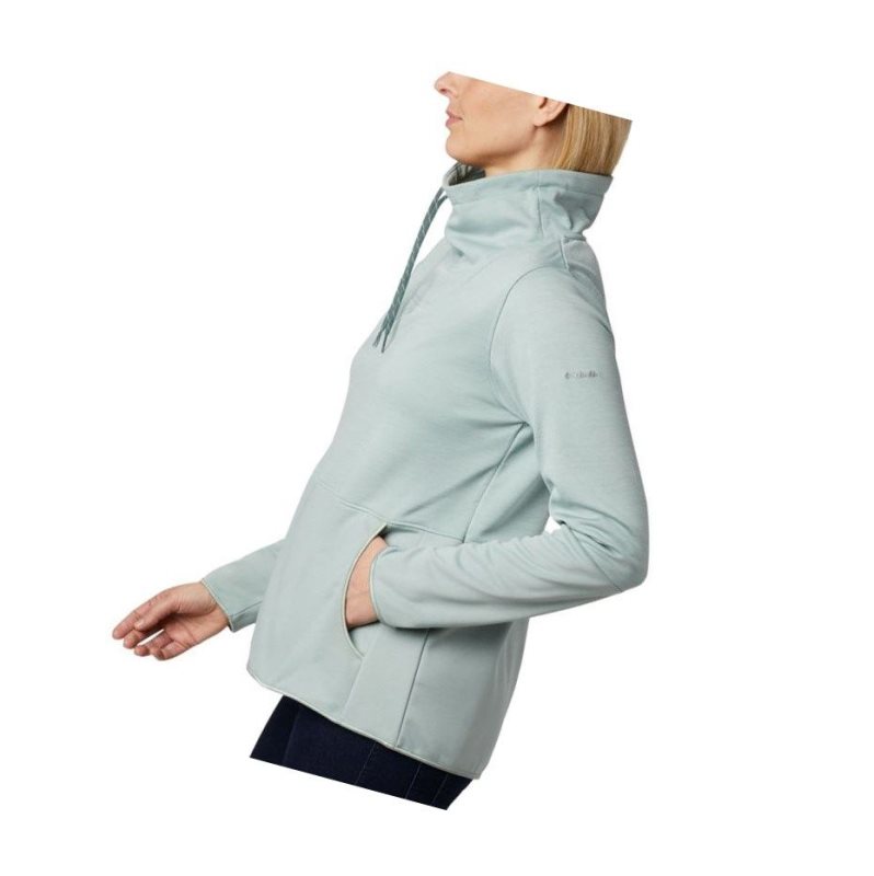 Columbia Rosemont Station Sweatshirt Kadın Mavi | 72916-PMLB