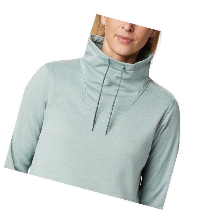 Columbia Rosemont Station Sweatshirt Kadın Mavi | 72916-PMLB