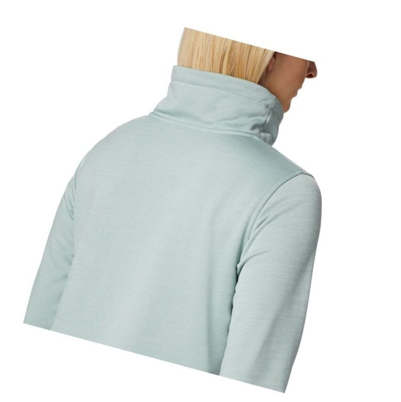 Columbia Rosemont Station Sweatshirt Kadın Mavi | 72916-PMLB