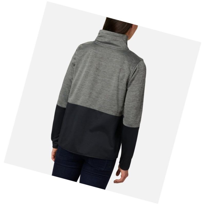 Columbia Rosemont Station Sweatshirt Kadın Gri Siyah | 62891-DLTV