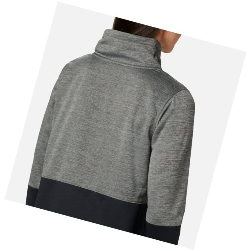 Columbia Rosemont Station Sweatshirt Kadın Gri Siyah | 62891-DLTV