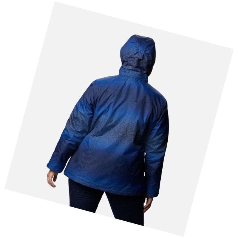 Columbia Ruby River Interchange Plus Size Mont Kadın Lacivert | 70438-SPHV