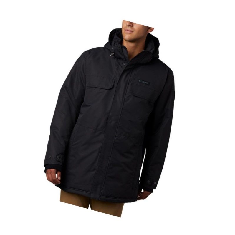 Columbia Rugged Path Parka Big Mont Erkek Siyah | 26384-LRYF