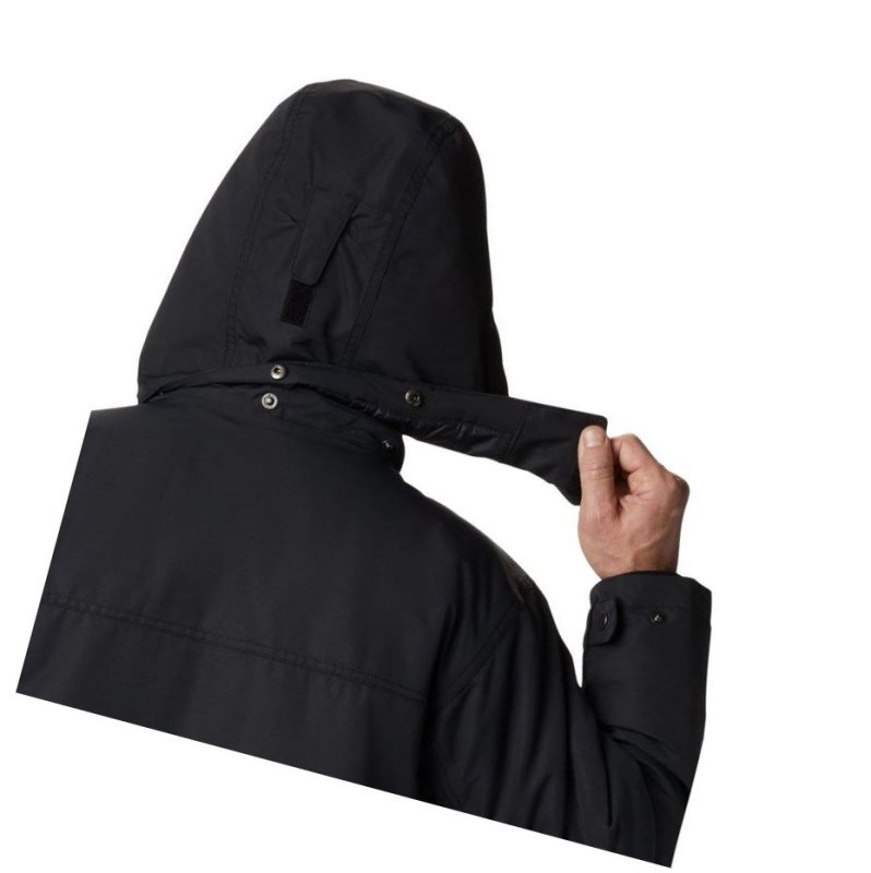 Columbia Rugged Path Parka Mont Erkek Siyah | 65183-MPQB