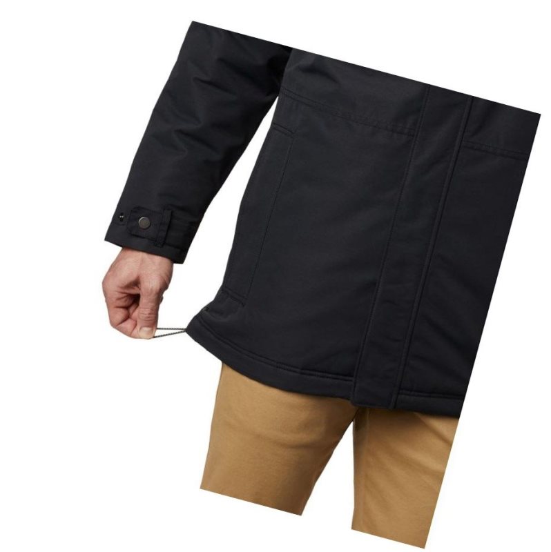 Columbia Rugged Path Parka Mont Erkek Siyah | 65183-MPQB