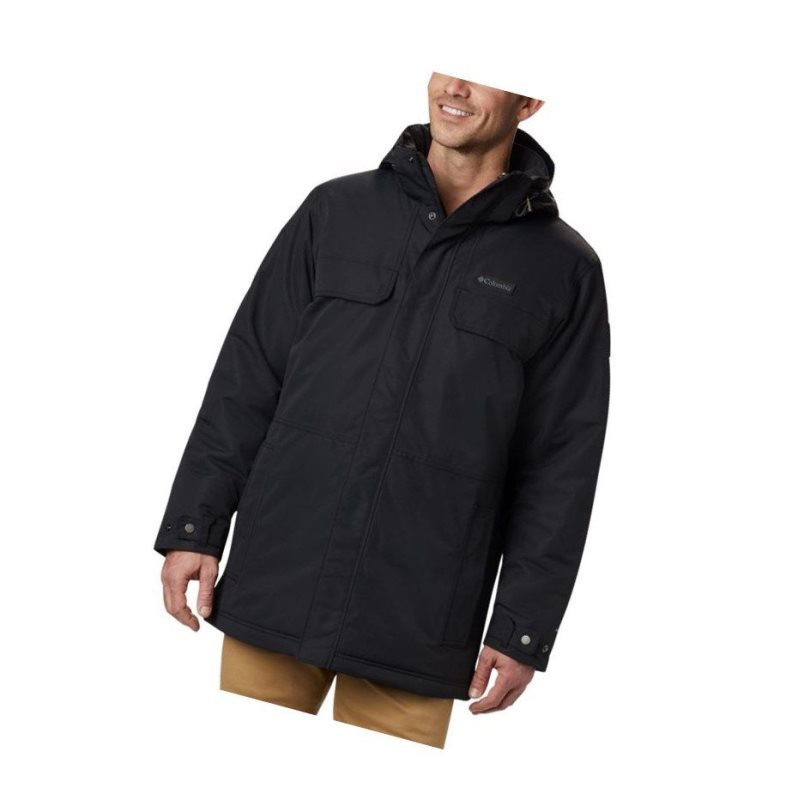 Columbia Rugged Path Parka Mont Erkek Siyah | 65183-MPQB