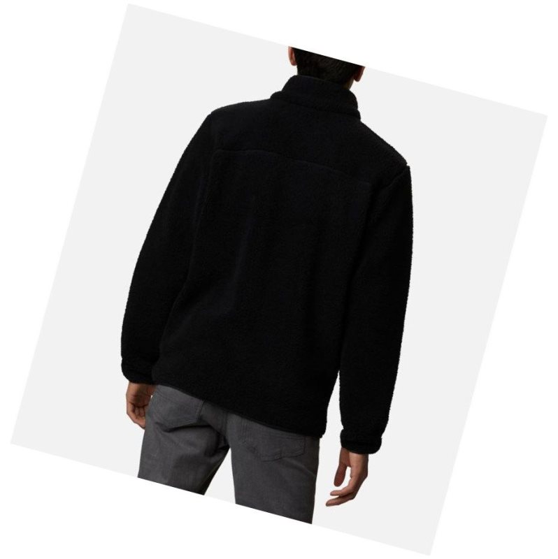 Columbia Rugged Ridge II Sherpa Full Zip Fleece Mont Erkek Siyah | 10795-ALEN