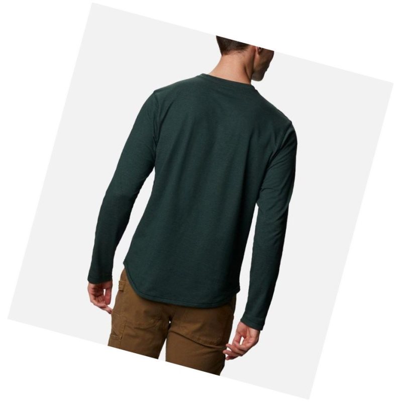 Columbia Rugged Ridge Long Sleeve Crew Sweatshirt Erkek Yeşil | 80756-XCUN