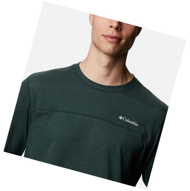 Columbia Rugged Ridge Long Sleeve Crew Sweatshirt Erkek Yeşil | 80756-XCUN