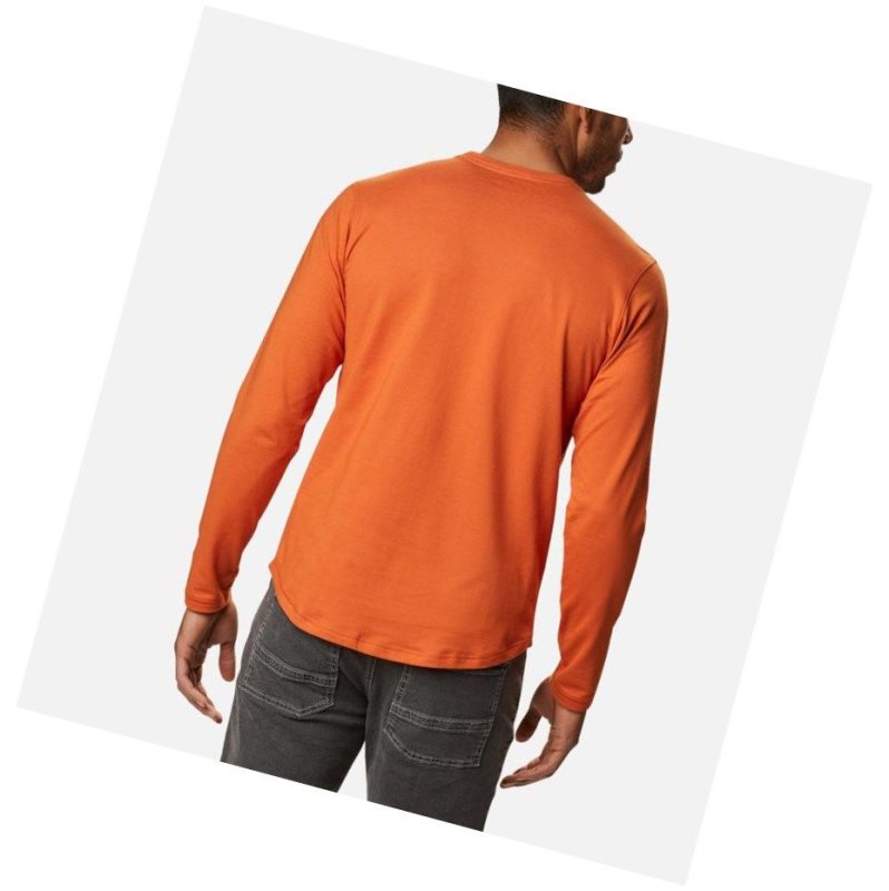 Columbia Rugged Ridge Long Sleeve Crew Sweatshirt Erkek Turuncu | 70268-UIFH