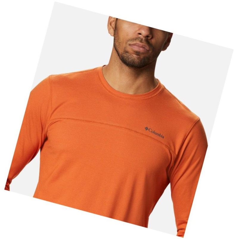 Columbia Rugged Ridge Long Sleeve Crew Sweatshirt Erkek Turuncu | 70268-UIFH