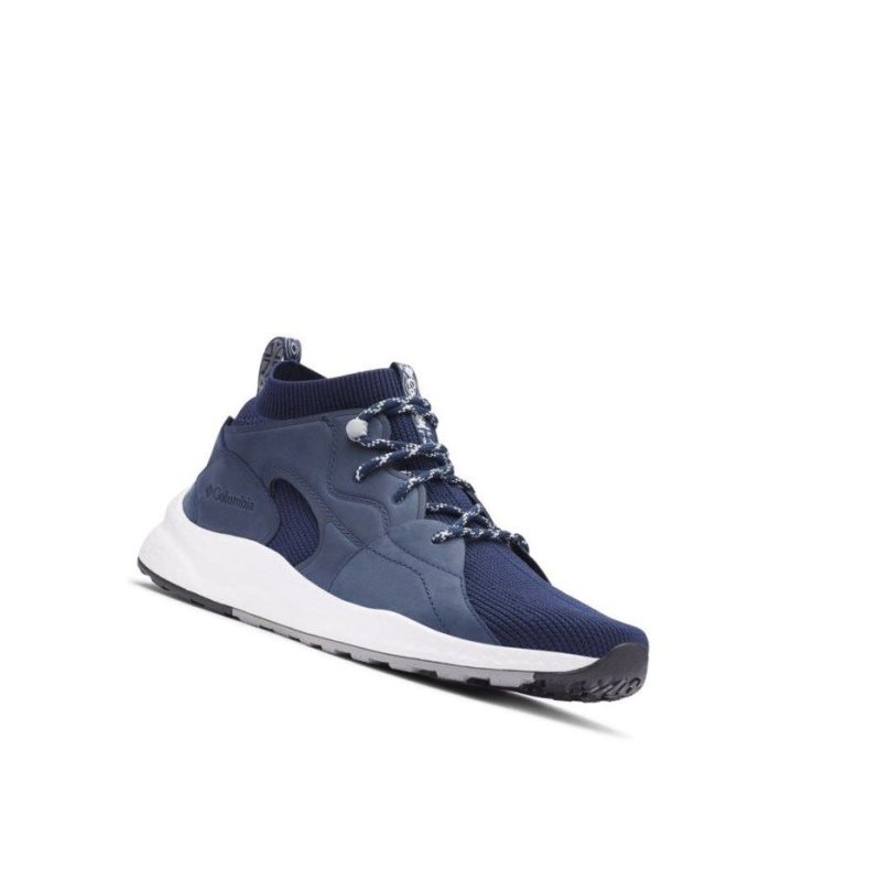 Columbia SH/FT OutDry Mid Spor Ayakkabı Erkek Lacivert Beyaz | 56423-WUSH