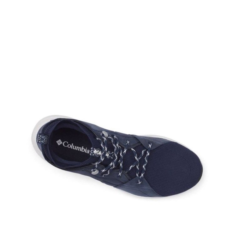 Columbia SH/FT OutDry Mid Spor Ayakkabı Erkek Lacivert Beyaz | 56423-WUSH