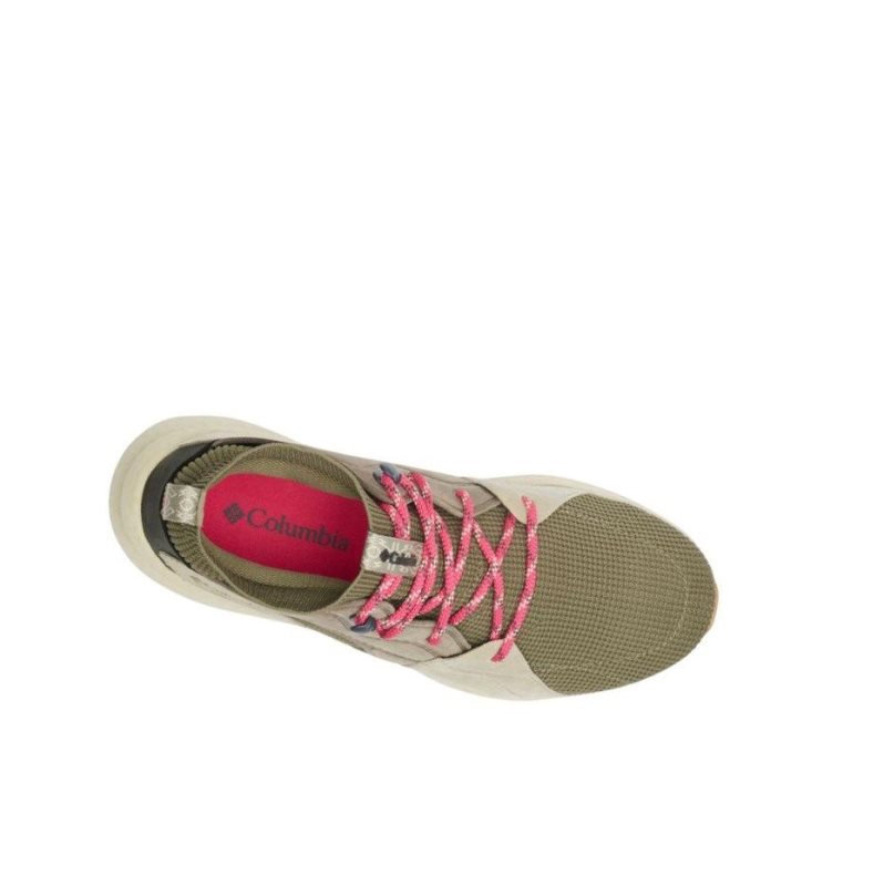 Columbia SH/FT OutDry Mid Spor Ayakkabı Kadın Gri Yeşil Pembe | 54731-SQIC