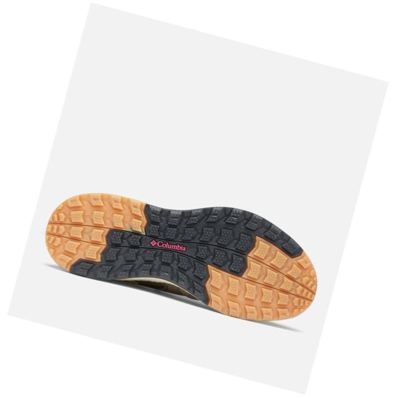 Columbia SH/FT OutDry Mid Spor Ayakkabı Kadın Gri Yeşil Pembe | 54731-SQIC
