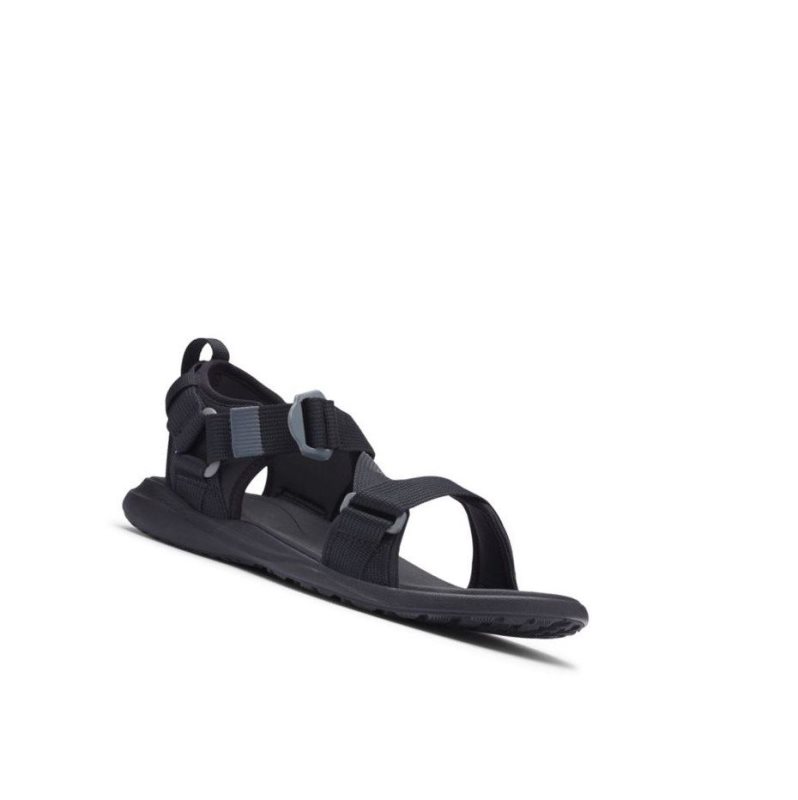 Columbia Sandal Sandalet Erkek Siyah Kırmızı | 95281-ODER