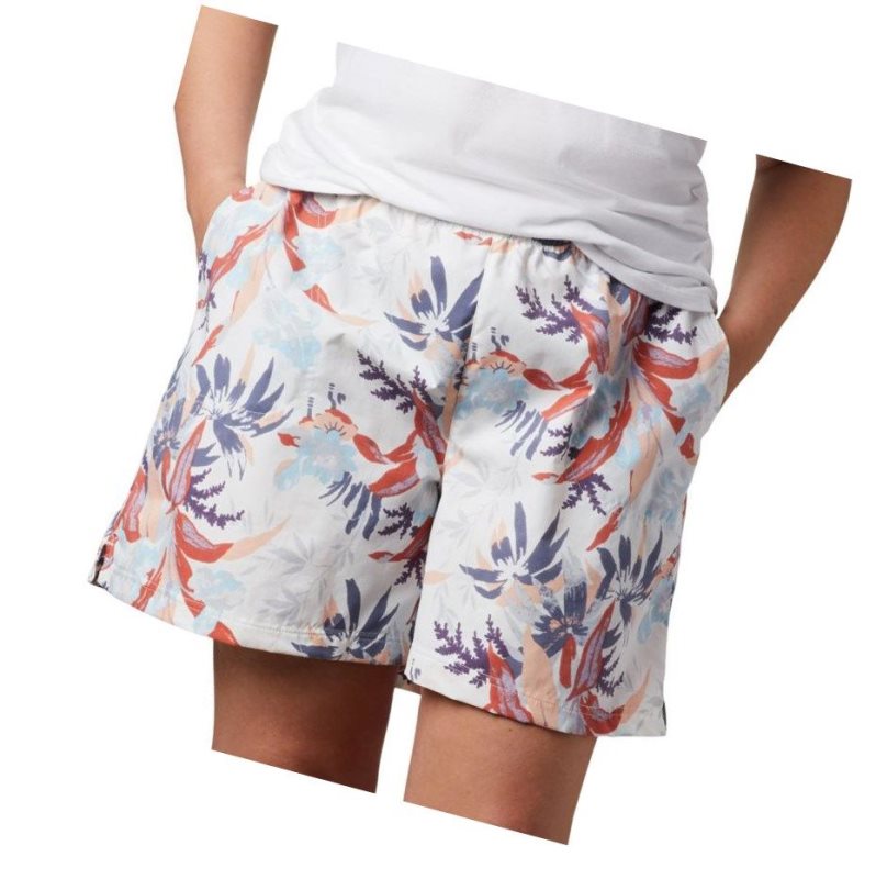 Columbia Sandy River II Printed Plus Size Şort Kadın Renkli | 96135-VUCN