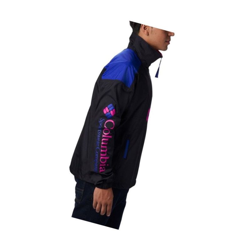 Columbia Santa Ana Anorak Mont Erkek Siyah Pembe | 25807-PDJB
