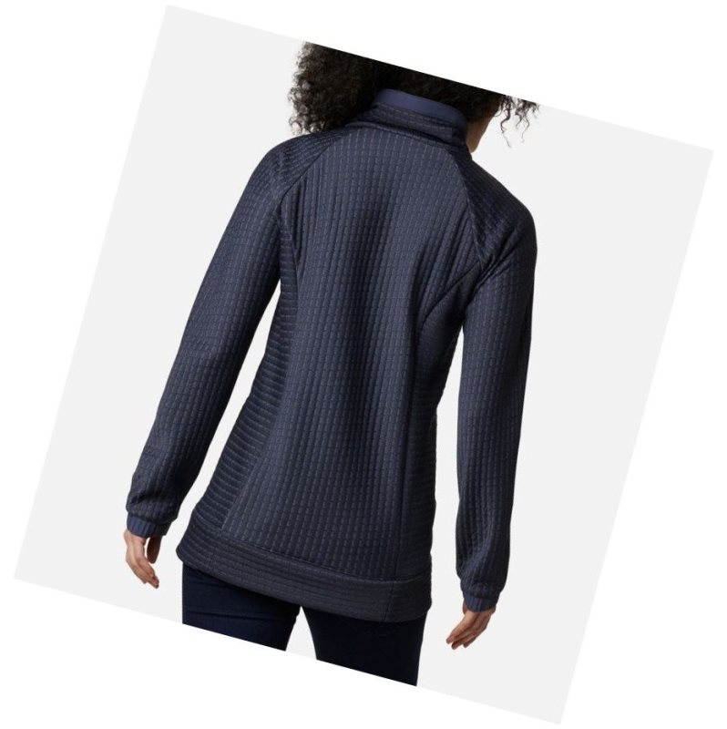 Columbia Saturday Trail Full Zip Mont Kadın Lacivert | 79023-JBSP