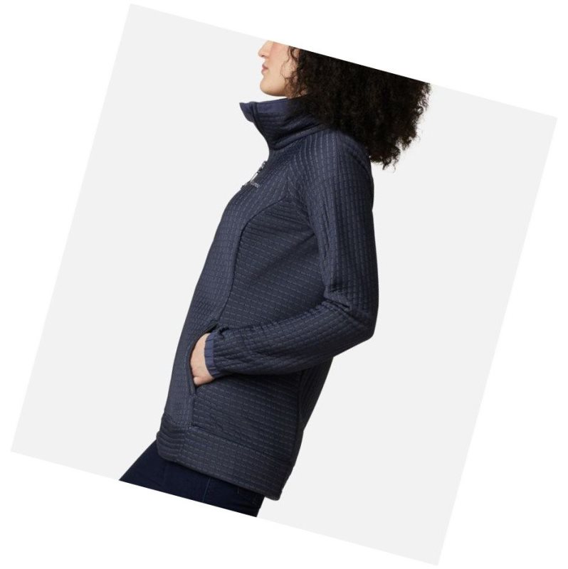 Columbia Saturday Trail Full Zip Mont Kadın Lacivert | 79023-JBSP