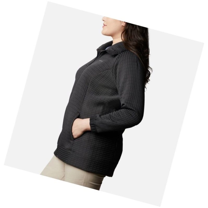 Columbia Saturday Trail Full Zip Plus Size Mont Kadın Siyah | 34586-BSPM