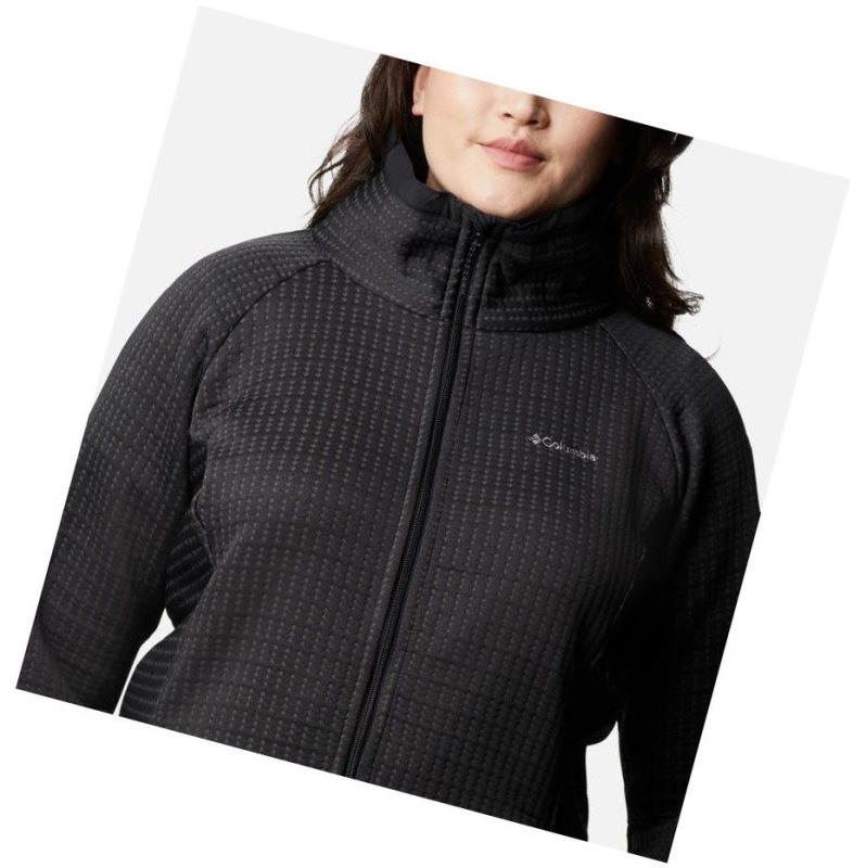 Columbia Saturday Trail Full Zip Plus Size Mont Kadın Siyah | 34586-BSPM