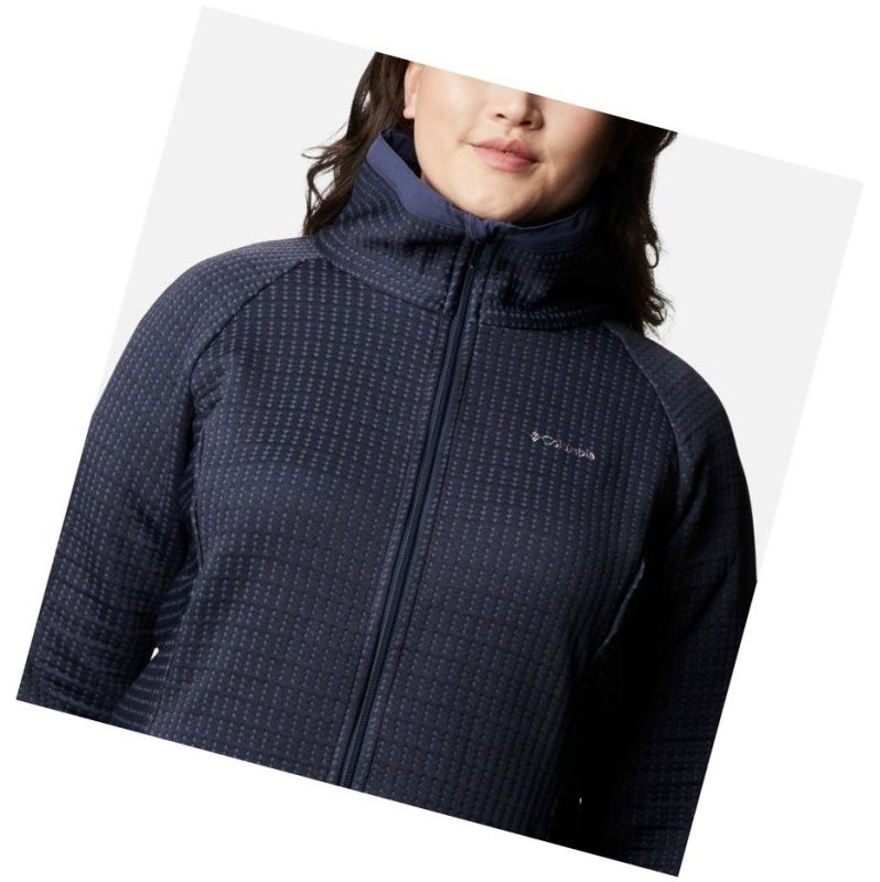 Columbia Saturday Trail Full Zip Plus Size Mont Kadın Lacivert | 87536-ORBI