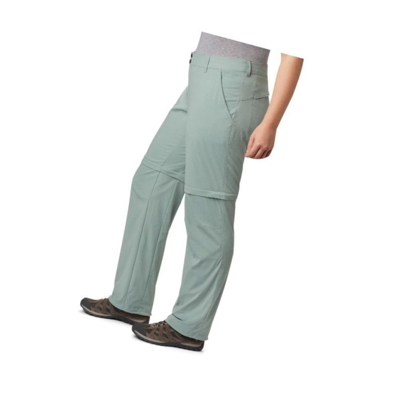 Columbia Saturday Trail II Convertible Plus Size Pantolon Kadın Açık Yeşil | 45317-ZGMD