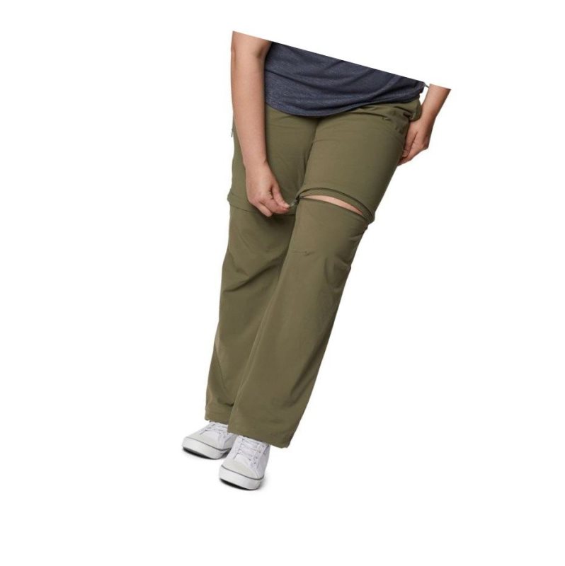 Columbia Saturday Trail II Convertible Plus Size Pantolon Kadın Gri Yeşil | 40265-SDIV