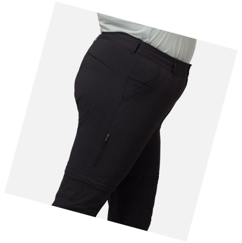 Columbia Saturday Trail II Convertible Plus Size Pantolon Kadın Siyah | 08213-RYPM