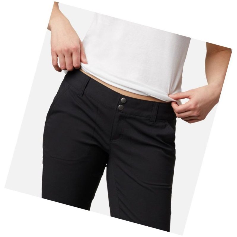 Columbia Saturday Trail II Knee Pant Pantolon Kadın Siyah | 19364-PDLI