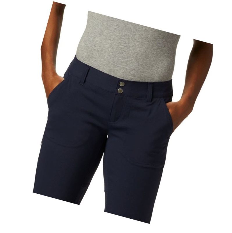 Columbia Saturday Trail II Knee Pant Pantolon Kadın Lacivert | 04831-NXPK