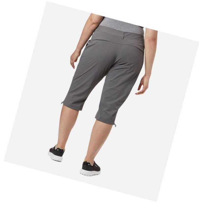 Columbia Saturday Trail II Knee Pant Plus Sizes Pantolon Kadın Gri | 64801-AKYP