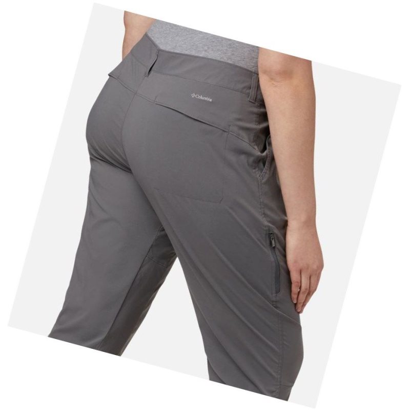 Columbia Saturday Trail II Knee Pant Plus Sizes Pantolon Kadın Gri | 64801-AKYP