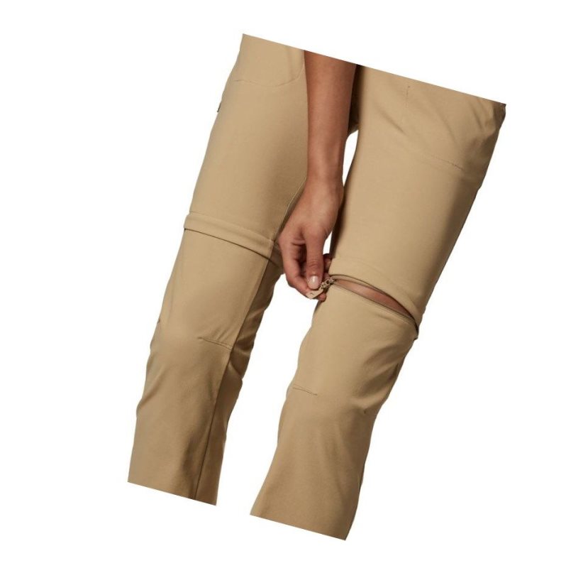 Columbia Saturday Trail II Stretch Convertible Pantolon Kadın Kahverengi | 73825-RTWU