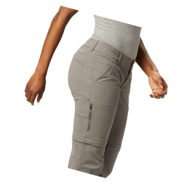 Columbia Saturday Trail II Stretch Convertible Pantolon Kadın Gri | 37968-YBSX