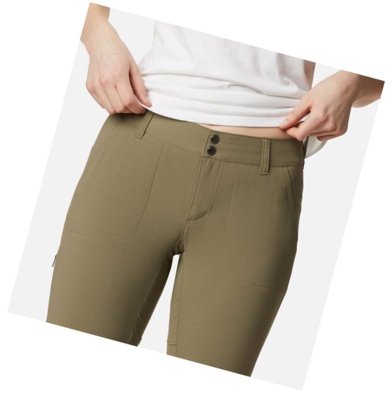 Columbia Saturday Trail Stretch Pantolon Kadın Gri Yeşil | 26798-NZPQ