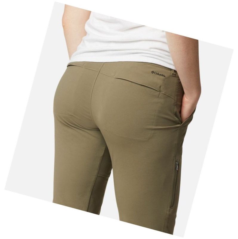 Columbia Saturday Trail Stretch Pantolon Kadın Gri Yeşil | 26798-NZPQ