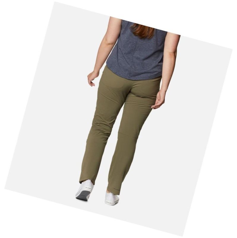 Columbia Saturday Trail Stretch Plus Size Pantolon Kadın Gri Yeşil | 68542-ABVI