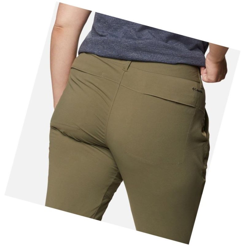 Columbia Saturday Trail Stretch Plus Size Pantolon Kadın Gri Yeşil | 68542-ABVI